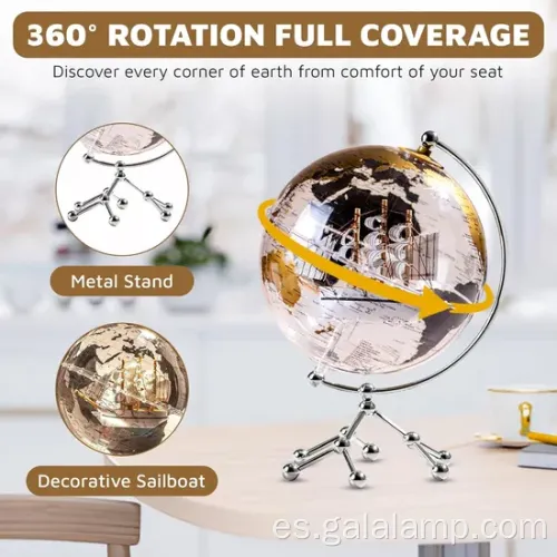 Lámpara mundial de 8 pulgadas de 8 pulgadas